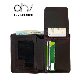Ví bóp nam nhiều ngăn - Da thật - Có ngăn đựng sim, thẻ nhớ