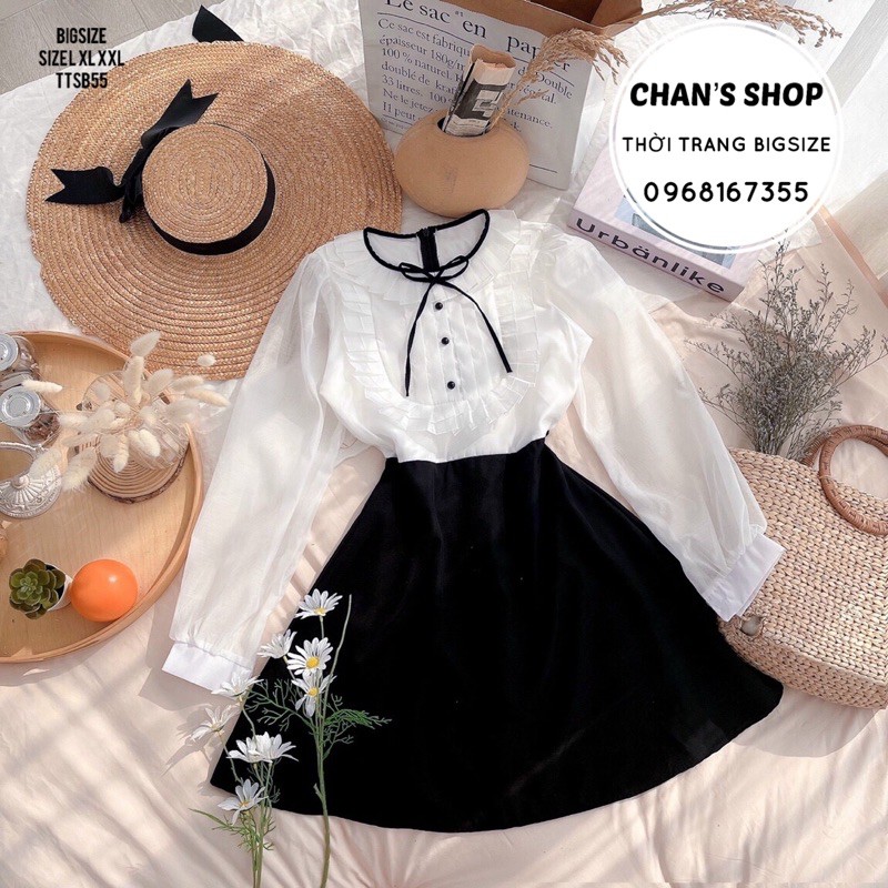 Bigsize 60-90kg ĐẦM XẾP LY NƠ