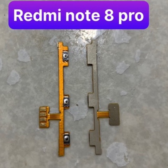 nguồn + volum redmi note 8pro