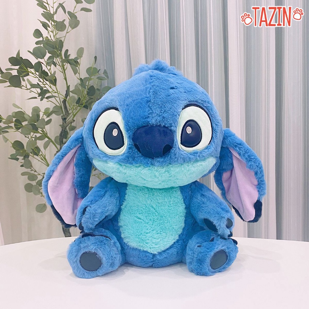 Gấu Bông Stitch Lông Mềm Màu Xanh Nhiều Size Dễ Thương, Gấu Bông Tazin Cao Cấp