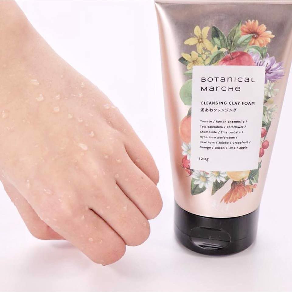 [Auth Nhật] Sữa Rửa Mặt Thảo Mộc Botanical Marche Nhật Bản 120g - Sữa Rửa Mặt 3 Trong 1 Thảo Mộc Botanical Nhật Bản