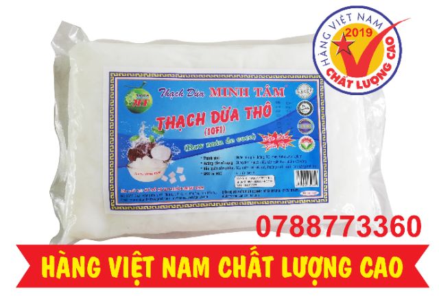 Thạch dừa ép khô Minh Tâm date mới nhất