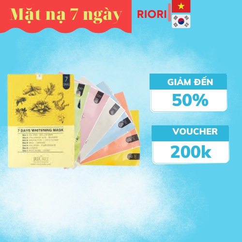 (GIÁ SỐC) - MẶT NẠ 7 NGÀY RIORI