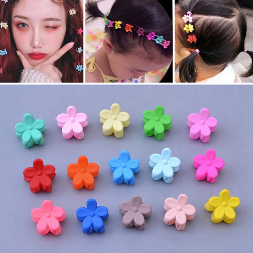 Set 3 Kẹp Tóc Hình Hoa Dễ Thương Dành Cho Bé Gái