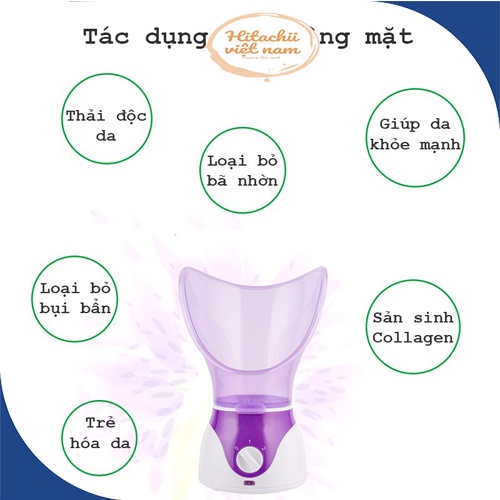 Máy xông hơi mặt mini tại nhà mini, Máy xông mặt mũi họng mini thảo dược hoa quả nóng xông mũi thông minh hơi nước