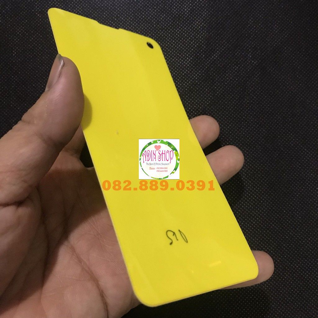 Dán PPF Samsung S10/ S10 Plus dành cho màn hình, mặt lưng, full lưng viền siêu bảo vệ loại bóng, nhám