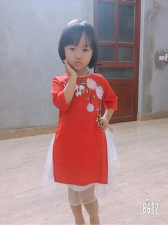Áo dài cách tân bé gái