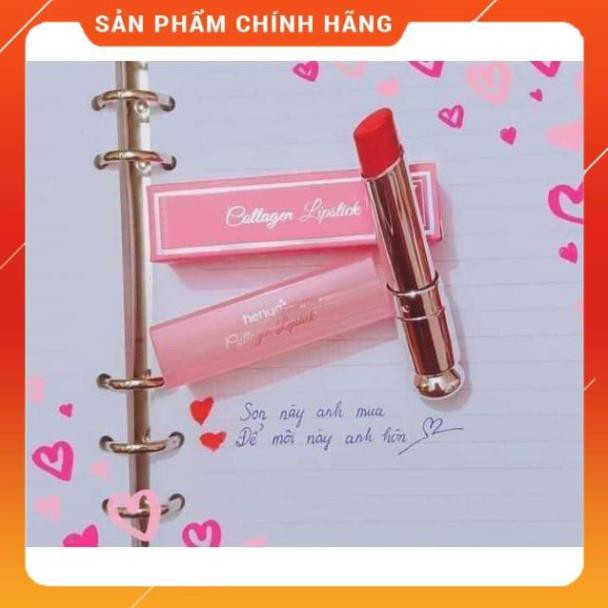 [giá sốc] [chính hãng công ty] Son Collagen HENYA - LAS BEAUTY