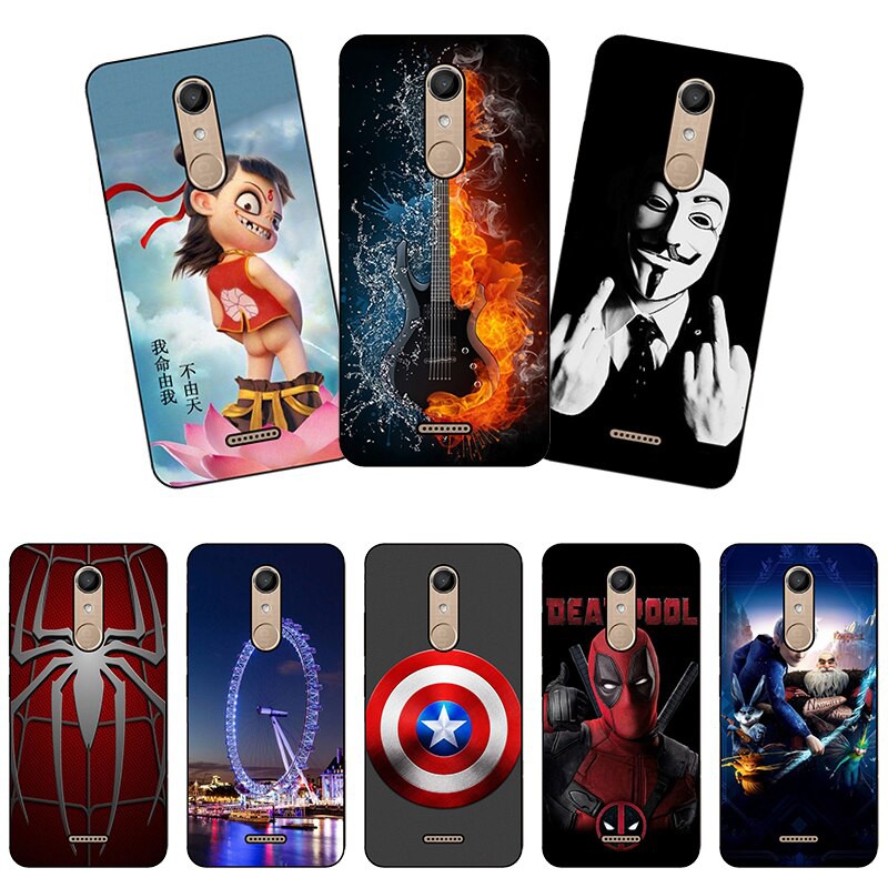 Coque Cat Case For Wiko U Pulse Lite 5.2 inch soft silicone Back Phone Cover For Wiko U Pulse 5.5 Inch Painted Pattern Cartoon Cases