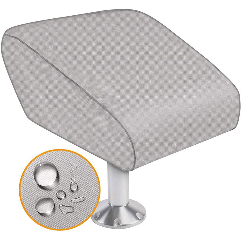 Bọc ghế gấp thuyền Không thấm nước hạng nặng có thể kéo được Bảo vệ cho bọc ghế thuyền của bạn , màu xám