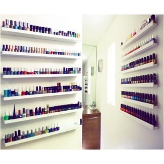 Kệ nail  gỗ lỗ xanh thái lan chống ẩm