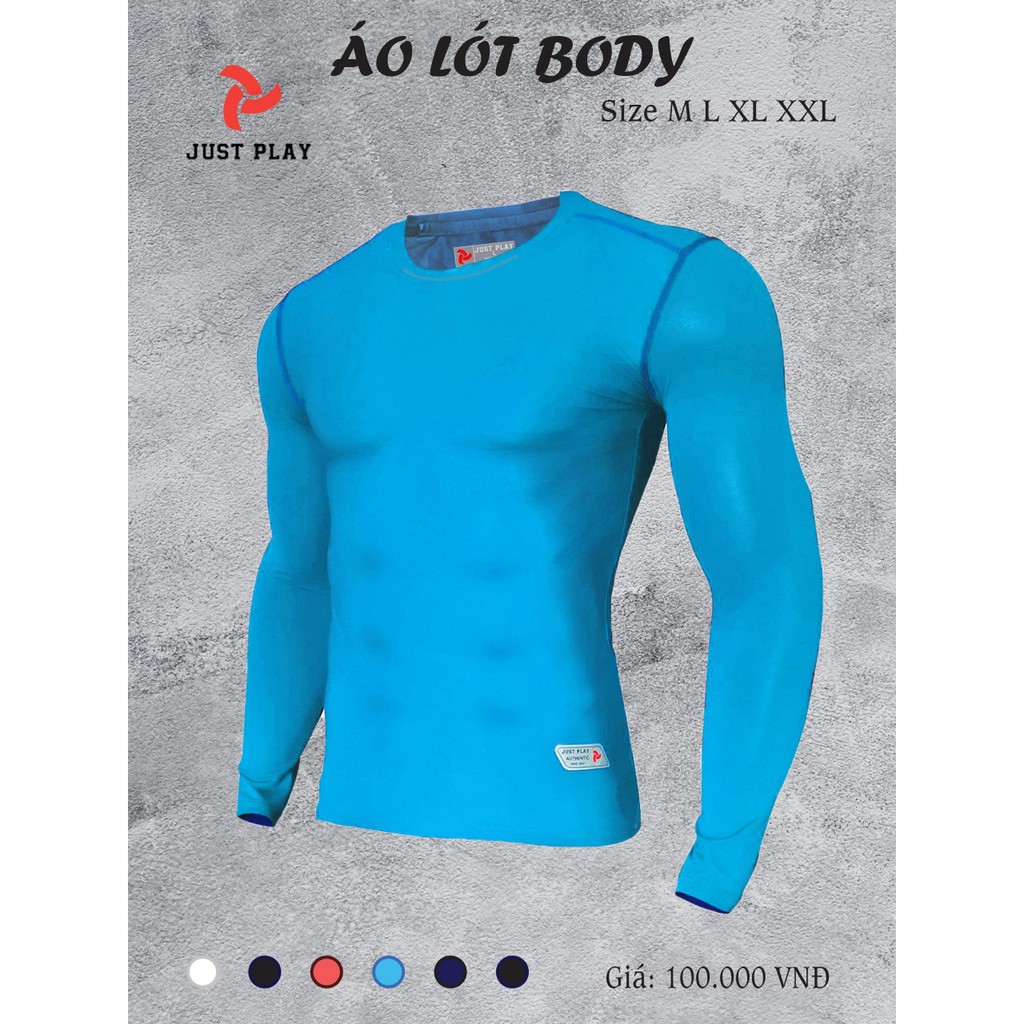 [HÀNG ĐẸP] - Áo lót body đá banh dài tay - chống nắng - vải mát