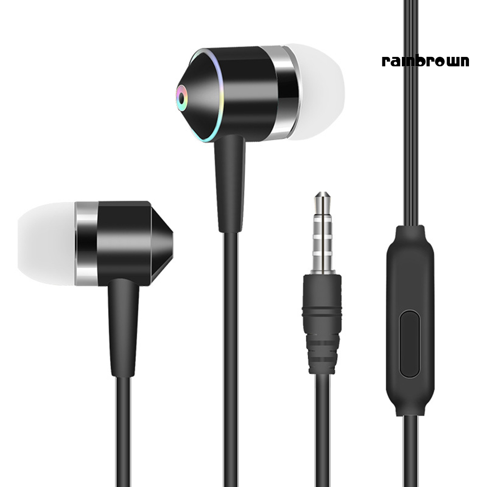 Tai Nghe Nhét Tai Jack 3.5mm Bass Trầm Có Micro