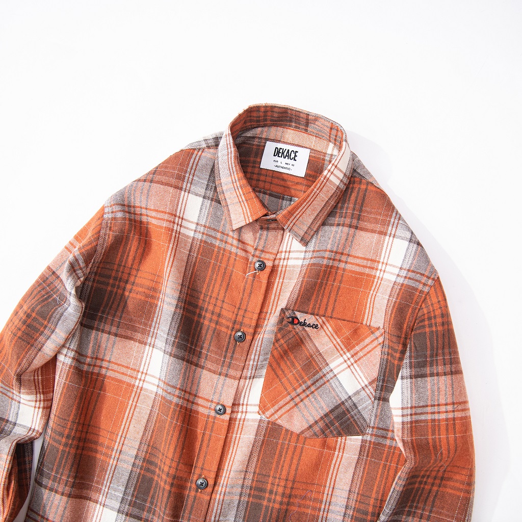 Áo Sơ Mi Nam Flannel SM Kẻ Cotton Dạ Form Rộng