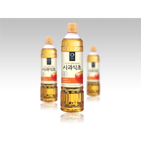 Giấm Táo lên men tự nhiên Daesang 500ml nhập khẩu Hàn Quốc