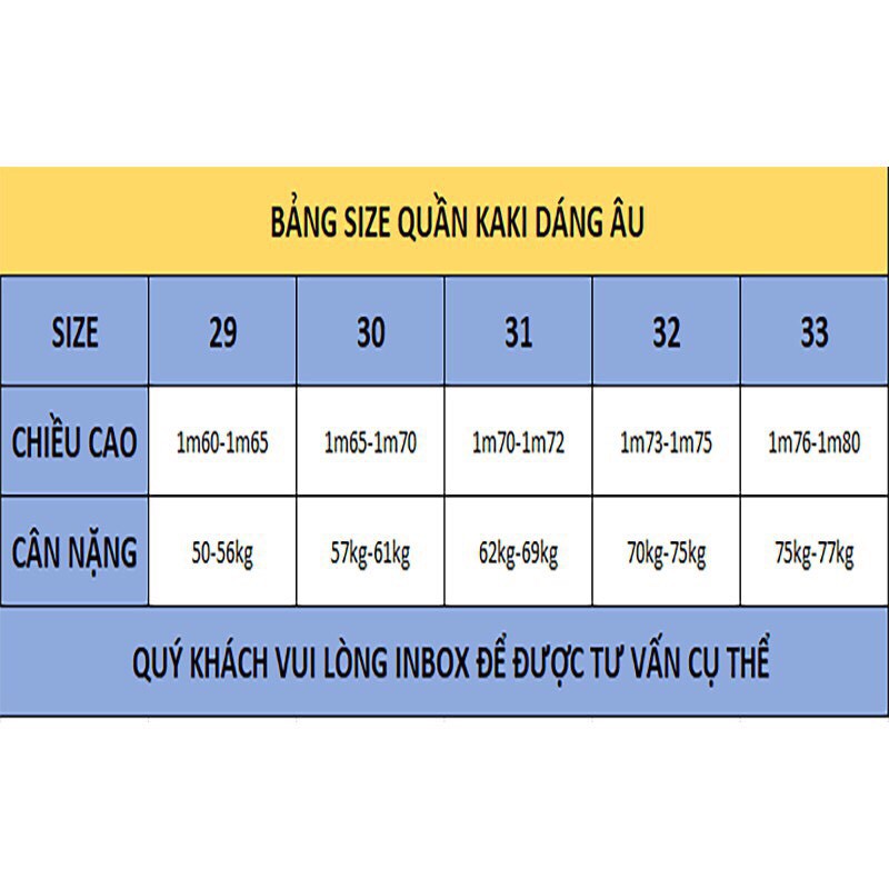 Quần Kaki Nam Dáng Âu Thời Trang