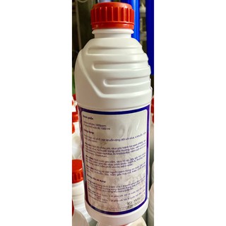 Nano bạc 1000ppm diệt khuẩn, nấm (chai 1 lít)