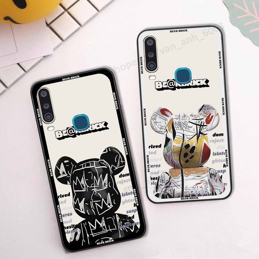 Ốp Vivo U10 / Y12 / Y15 / Y17 be@r brick mars thời trang, ốp lưng điện thoại viền dẻo siêu chất