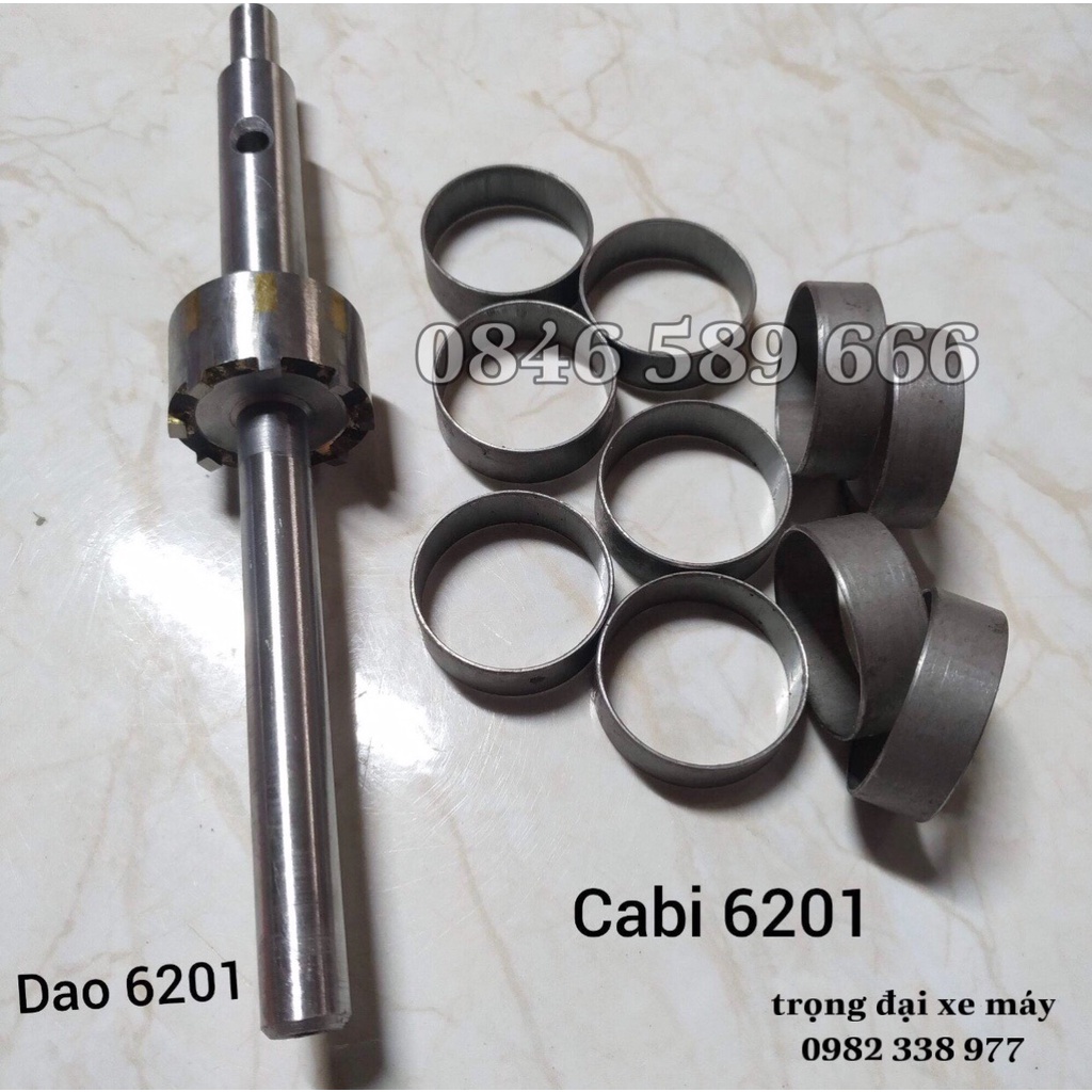Dao Tiện Ca Bi Bộ Gồm 4 Dao 6201 , 6301 , 6300 , 6203 và Bạc Đóng Bi Bánh