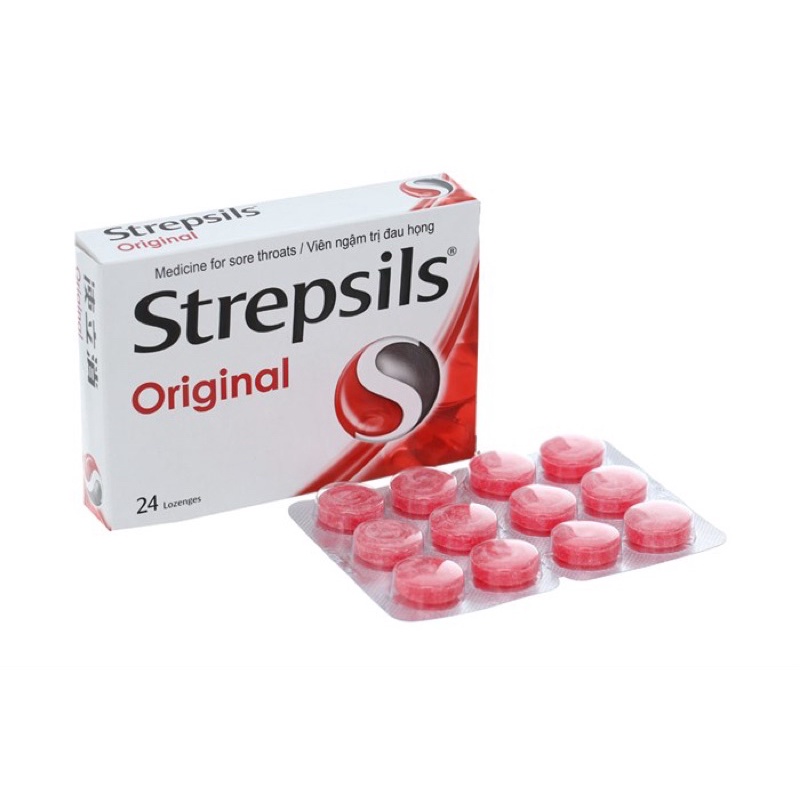 Kẹo ngậm Strepsils đủ màu