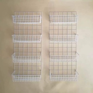 Rổ lưới- rổ cài khung lưới sắt để đồ đa năng