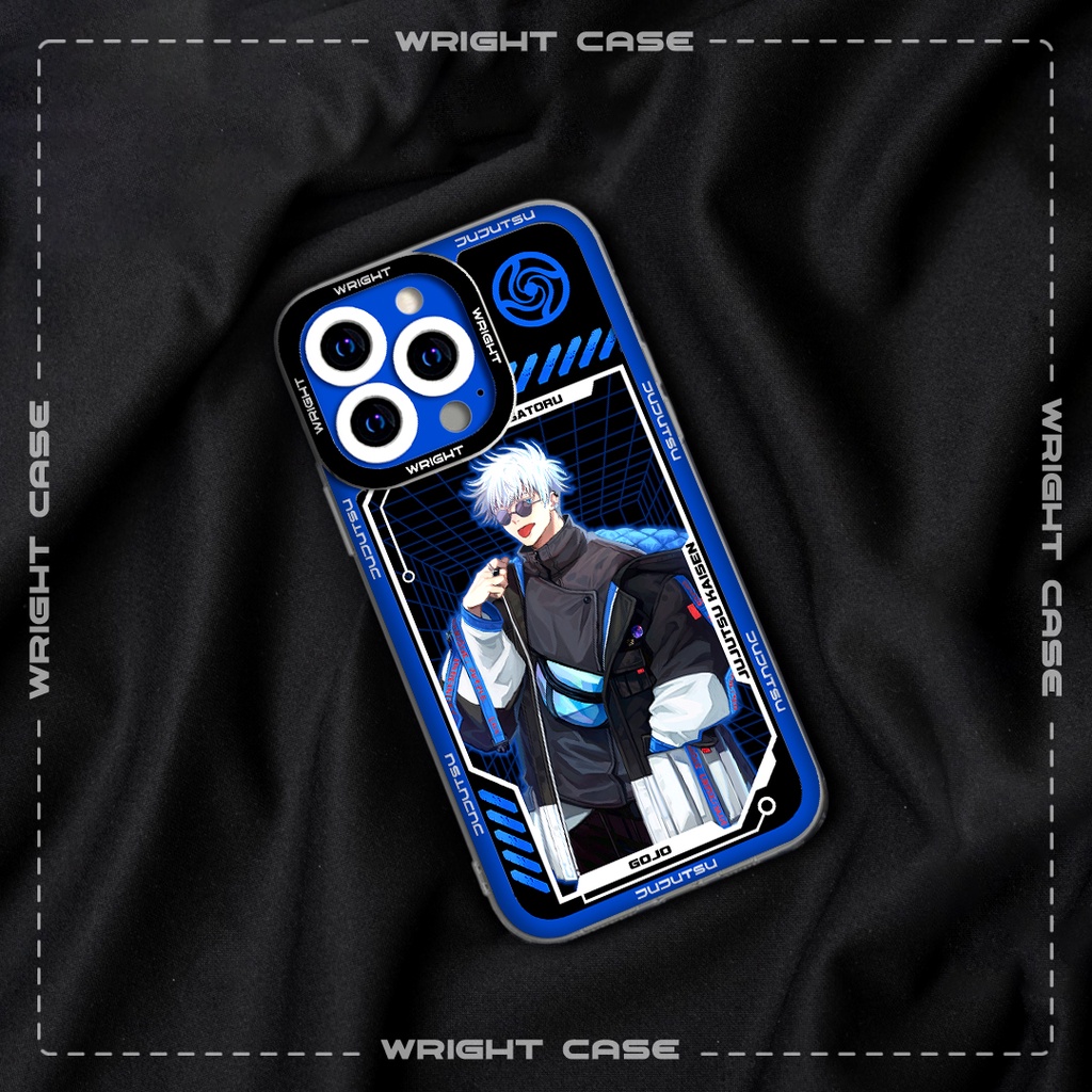 Ốp lưng iphone cạnh vuông Gojo Satoru Jujutsu Kaisen Anime Wrightcase 6plus/7/8/8plus/x/xs/11/12/pro/max/plus/promax