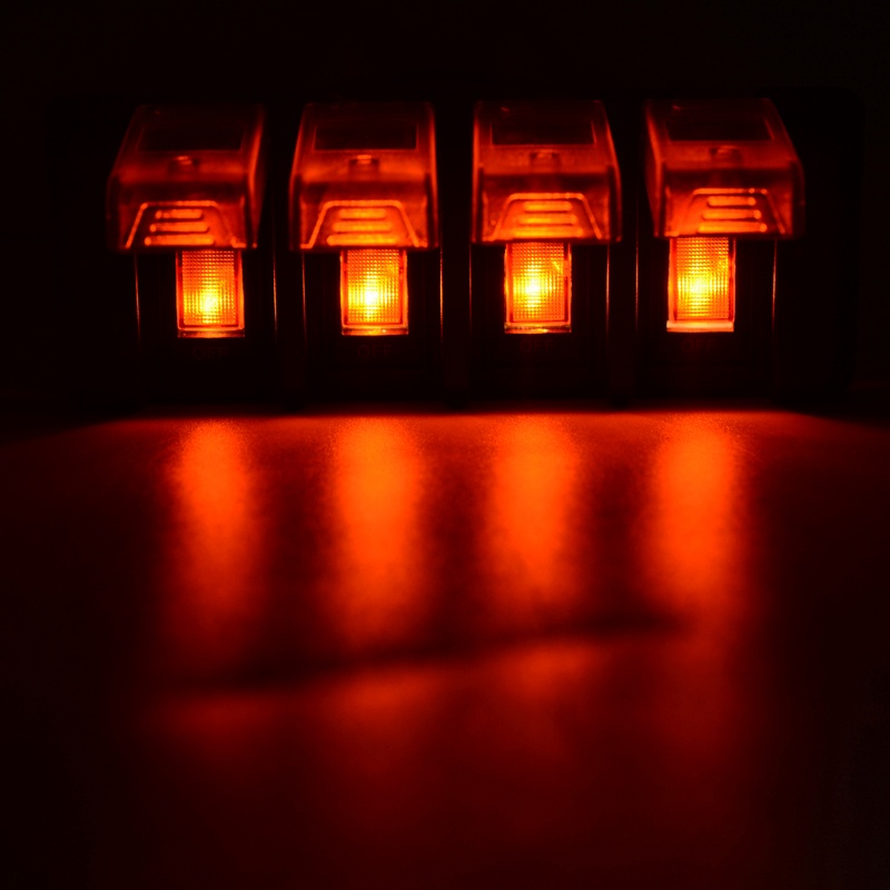 Bảng Công Tắc Đèn LED 12-24V Cho Tàu Thuyền RV