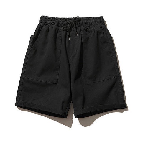 Yu Wenle Same Style Hong Kong Style Ins Workwear Shorts Men's Summer Japanese Simple Straight Casual Pants Loose Cropped Pants 3DGl