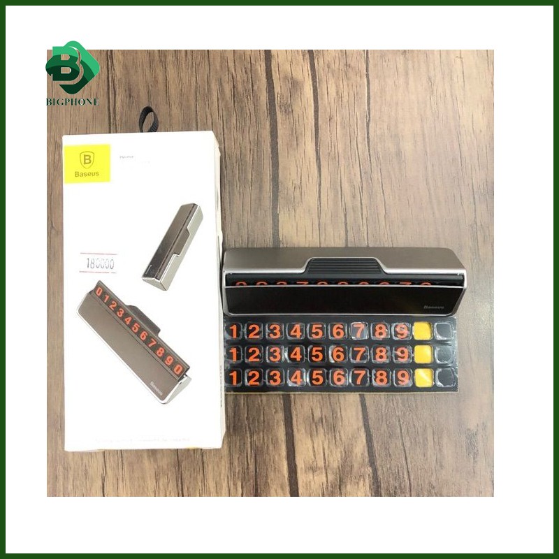 Bảng ghi số điện thoại trên ô tô xe hơi - Baseus Hermit Temporary Packing Number Card | BigBuy360 - bigbuy360.vn