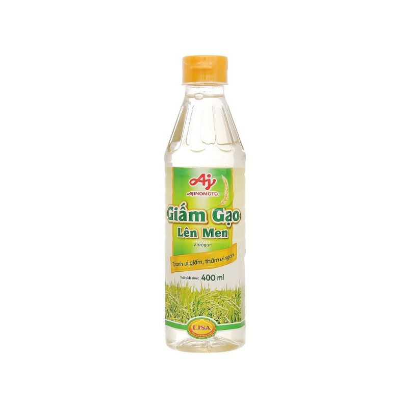 Giấm gạo lên men Lisa Ajinomoto chai 400ml