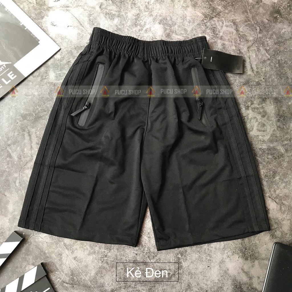 Quần Short Thể Thao Cho Nam Vải Umi, Co Giãn Đàn Hồi Thoải Mái , Quần 3 Túi Khóa ( QD5 ) | BigBuy360 - bigbuy360.vn