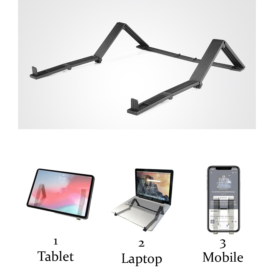 Giá đỡ đa năng cho laptop, máy tính bảng, điện thoại - HTFB01 - Hồ Phạm