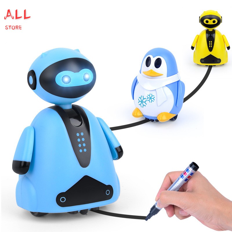 Robot Đồ Chơi Chạy Theo Nét Bút Vẽ