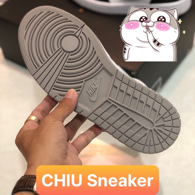 [ CHIU Sneaker 1 ] Giày Sneaker Jd1 low xám đen phiên bản cao cấp giày thể thao Jordan cổ thấp Smoke Grey V1 cao cấp
