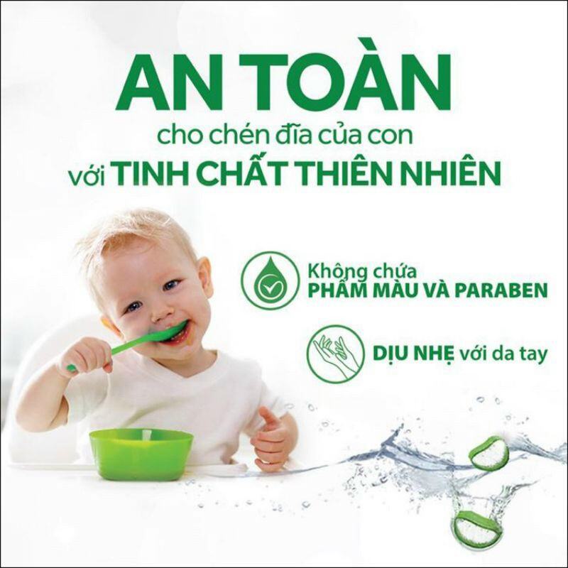 Nước rửa chén sunlight Thiên nhiên Chai 370g