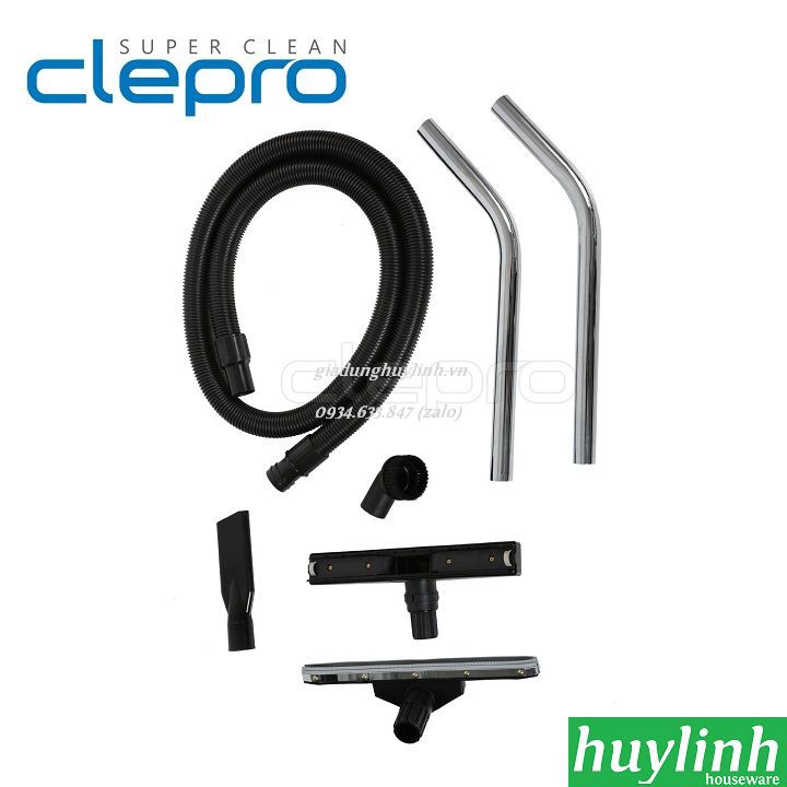 Máy hút bụi công nghiệp khô và ướt Clepro S1/30 - 30 lít