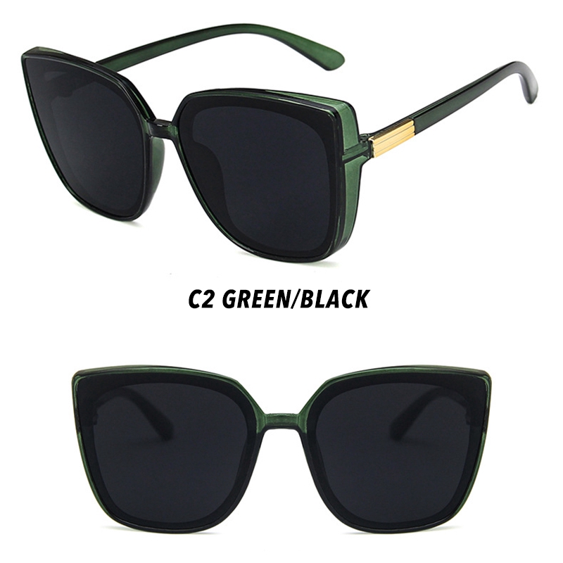 Kính Mát Gọng Vuông Oversize Thời Trang Cho Nam Nữ