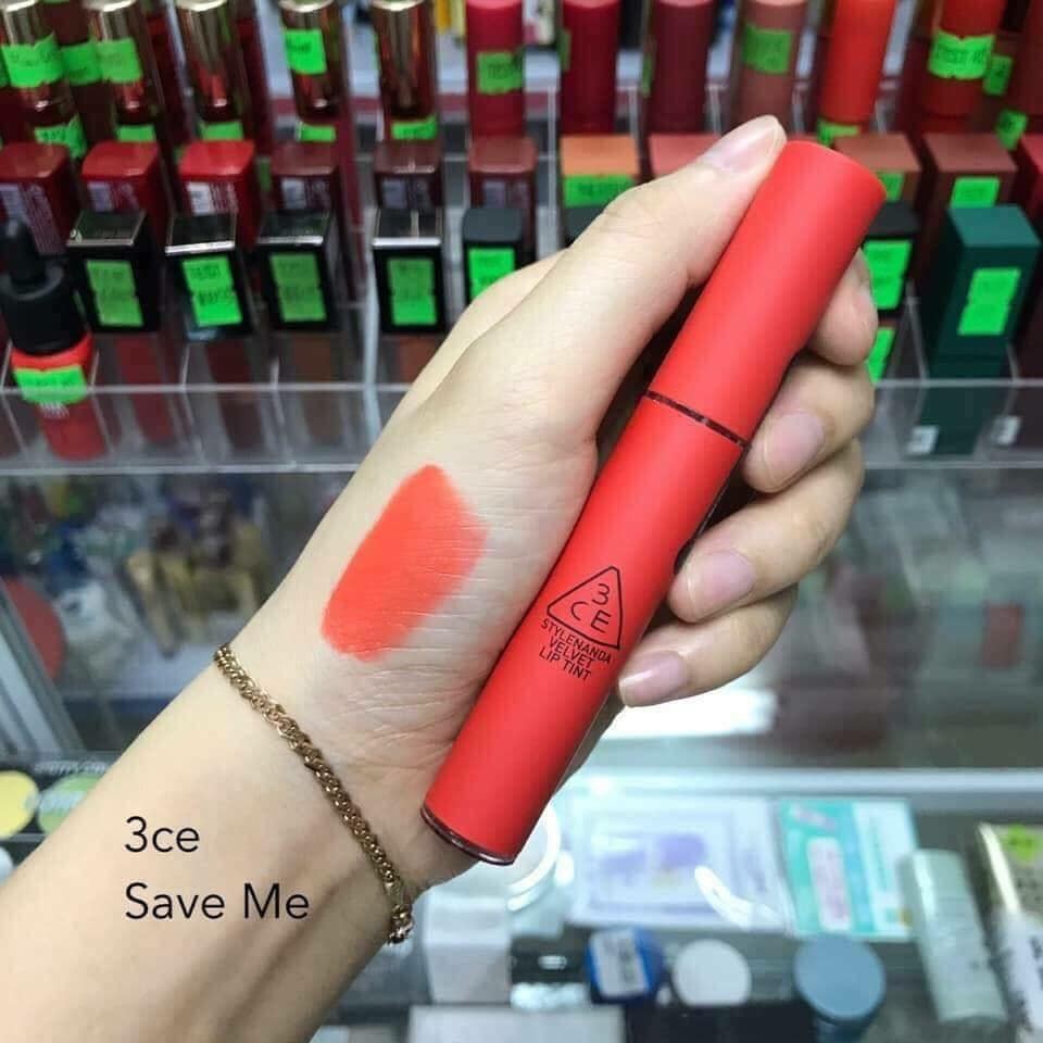 [ ghi chú đặt màu ] Son Kem Lì 3CE Velvet Lip Tint