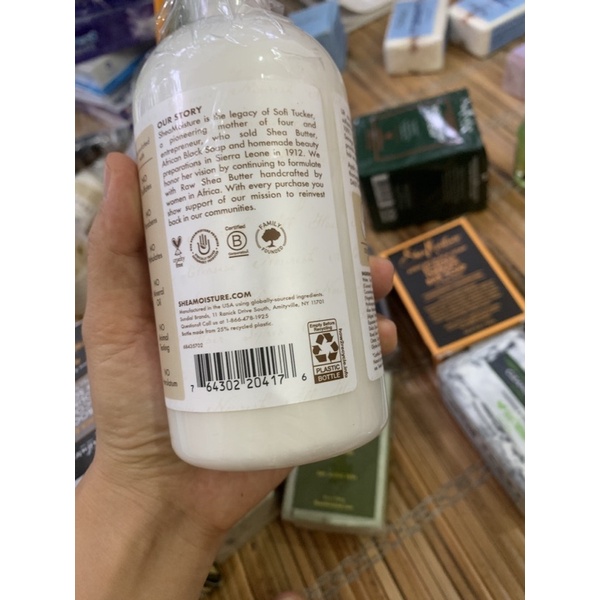 Shea moisture dầu gội dầu dưa 384ml