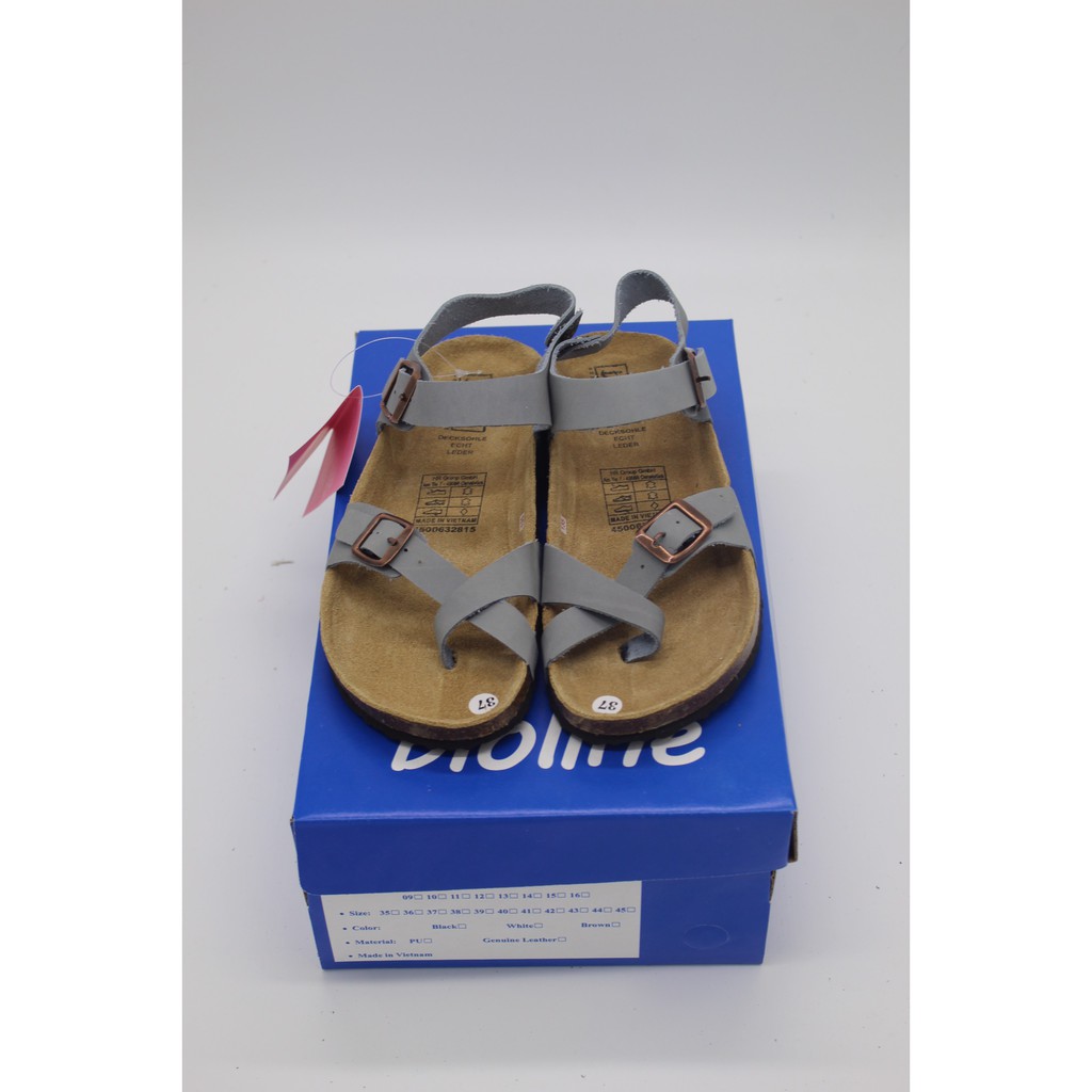 Giày sandals da bò unisex xuất khẩu châu âu mã D14