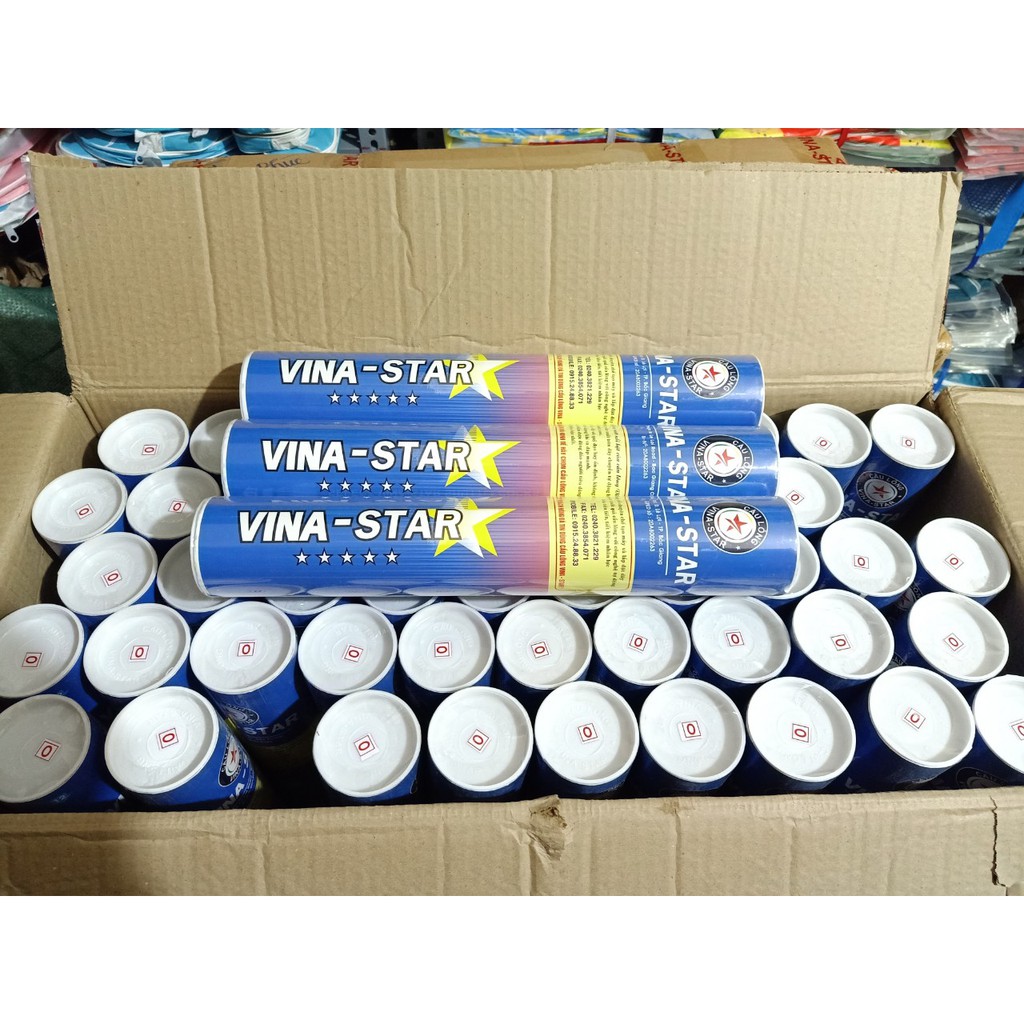 Hộp cầu lông vina stars LOẠI 2  hàng chính hãng - ỐNG CẦU LÔNG VINA CHÍNH HÃNG