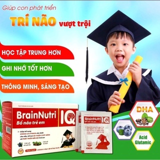Cốm bổ não trẻ em BrainNutri IQ hộp 20 gói