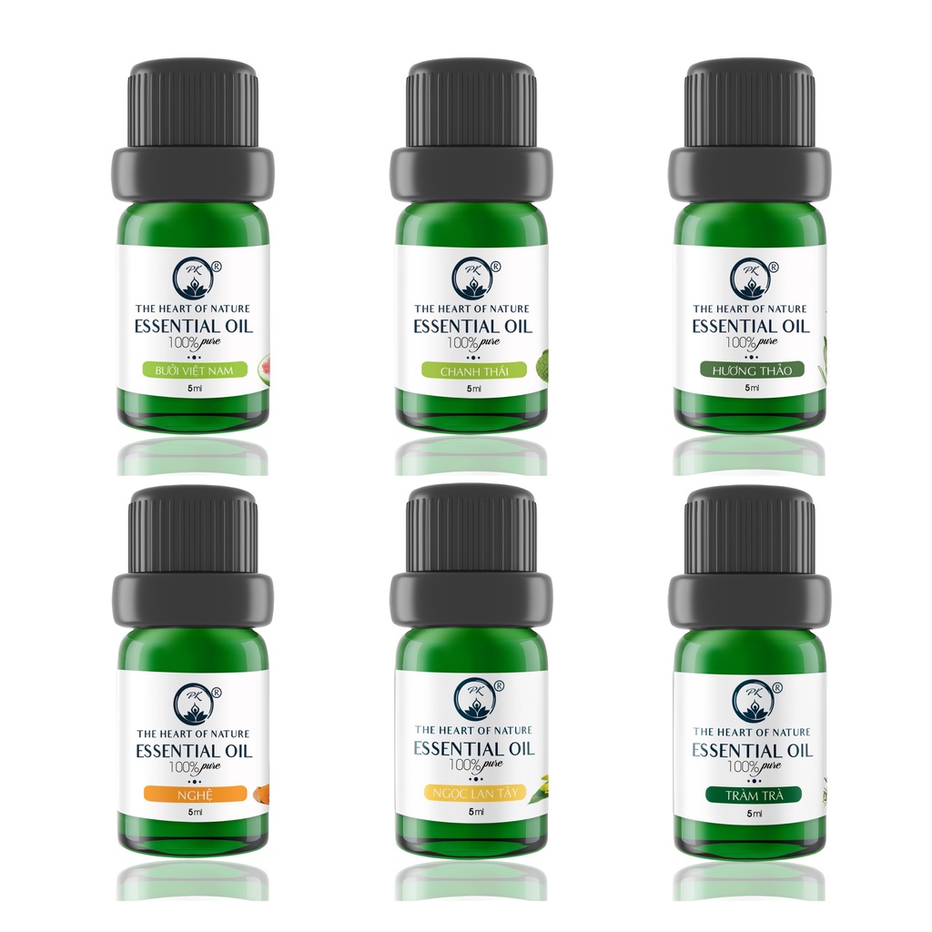 Mẫu Thử Tinh Dầu PK 5ML - Hương Tràm Trà, Hương Thảo, Lavender
