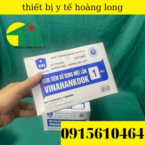 Bơm tiêm 1 lần Vinahankook 1ml