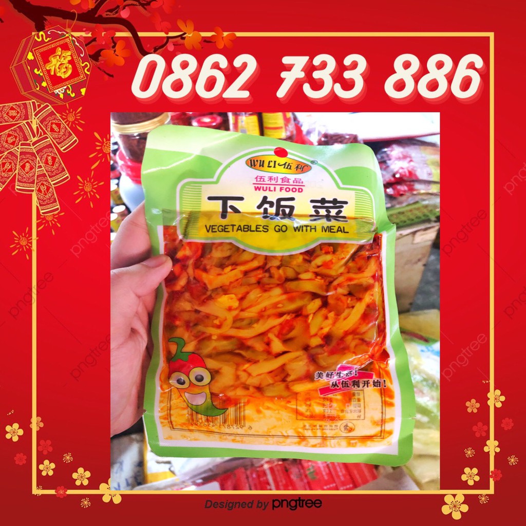 Rau Cải Muối Kimchi Trung Quốc túi 250gr0