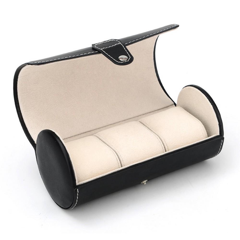 Hộp đựng đồng hồ 3 ngăn bằng da PU cao cấp