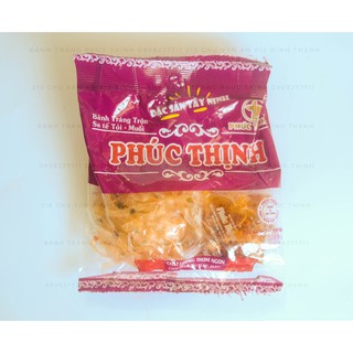 Bánh tráng Sate Tỏi [70gram] màu tím