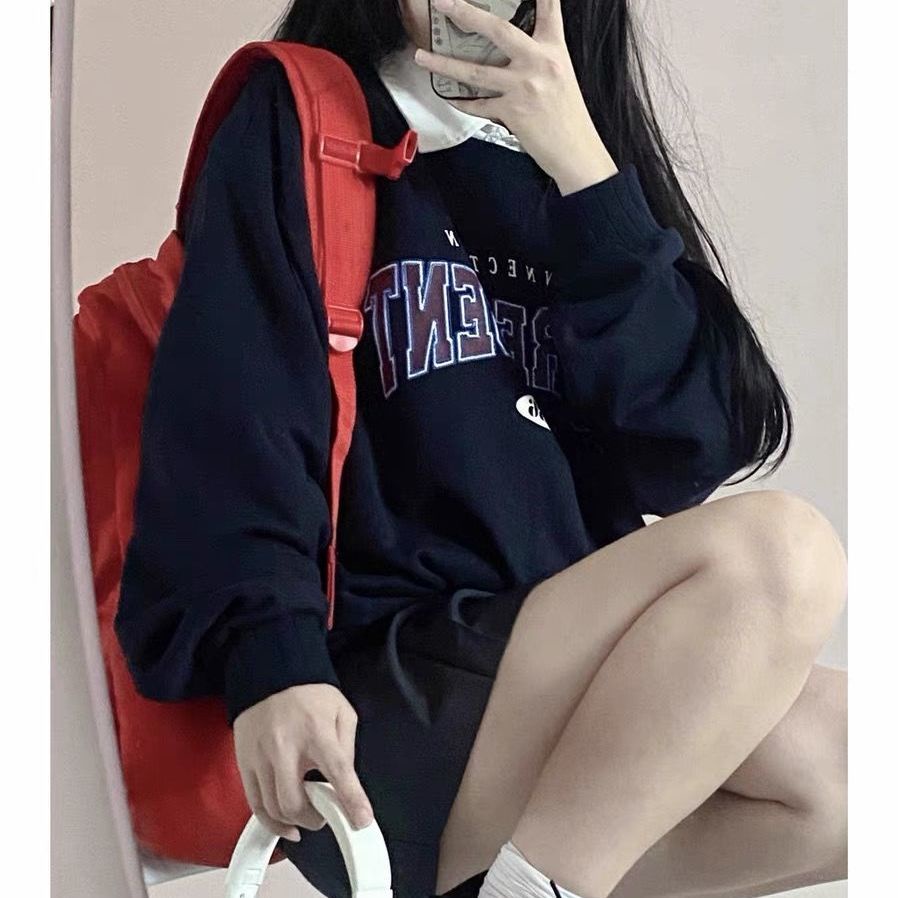 【Keroro】Áo sweater in chữ nỉ cotton hàn quốc full size | BigBuy360 - bigbuy360.vn