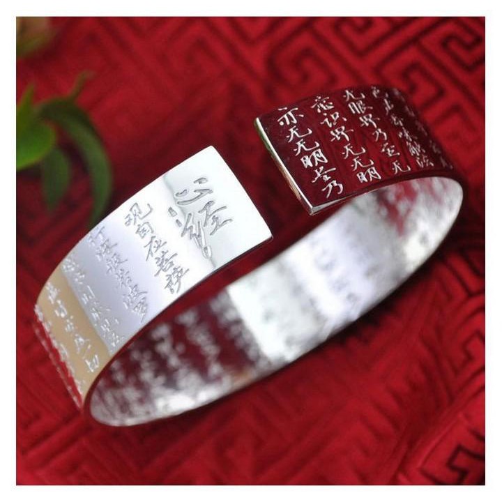 Lắc vòng tay kiềng Hoa sen liên hoa thiết kế độc đáo phong cách cổ trang cổ điển