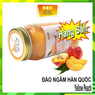 Đào ngâm hàn quốc yellow peaches 680g